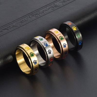 Rainbow Stainless Steel Ring