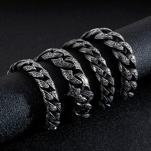 Link Chain Bracelet Punk Stainless Steel Jewelry