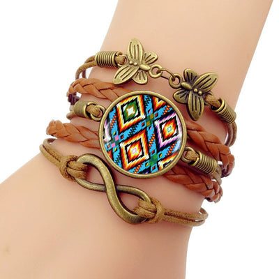 Time Gem Braided Bracelet Elegant Women’s Jewelry | Inodya