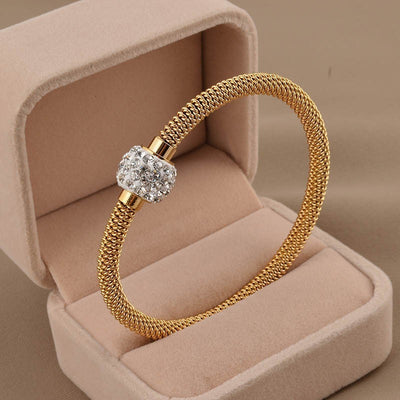 Diamond Bangle Bracelet Elegant Sparkling Jewelry