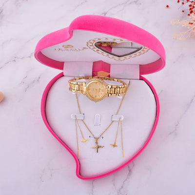 Jewelry Watch Necklace Gift Box Elegant Gift Set