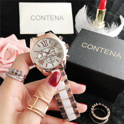 Fashion Quartz Diamond Women Watch Elegant Ladies Luxury Timepiece