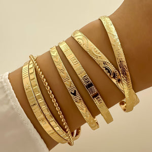 Womens Bracelet Set 5–7pcs Hip Hop Style Bracelets