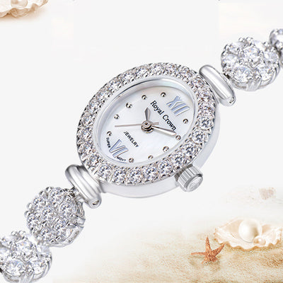 Star Diamond Quartz Women Bracelet Watch Fashion Timepiece