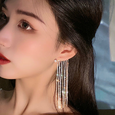 Long Tassel Earrings Fashionable & Elegant Jewelry